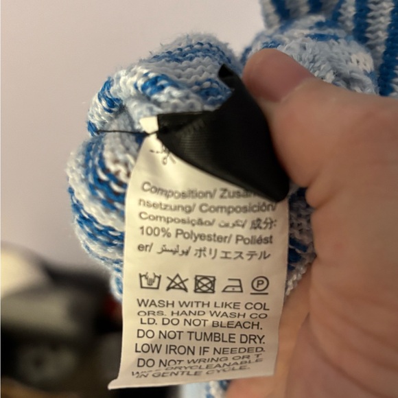 SHEIN Blue and White Striped Crochet Dress - Picture 12 of 12